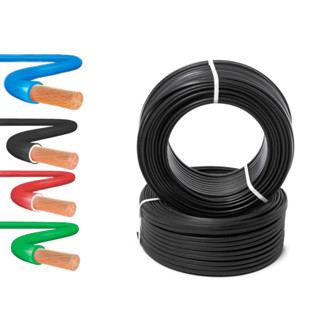Fio Elétrico Cabo Flexível 6mm Rolo de 20-30-40 e 50 Metros - FastFlex Anti-Chama 750v em Oferta na Shopee