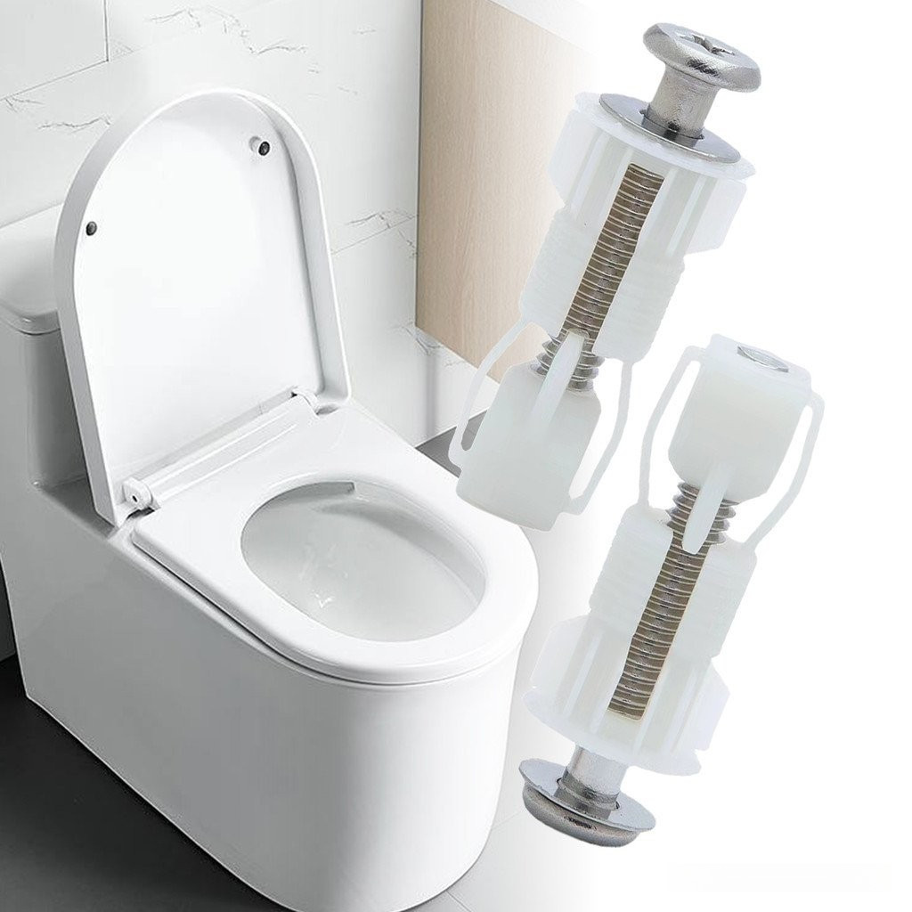 Parafuso de fixação Universal para assento de vaso sanitário, 2 peças, parafuso de expansão de assento de vaso sanitário