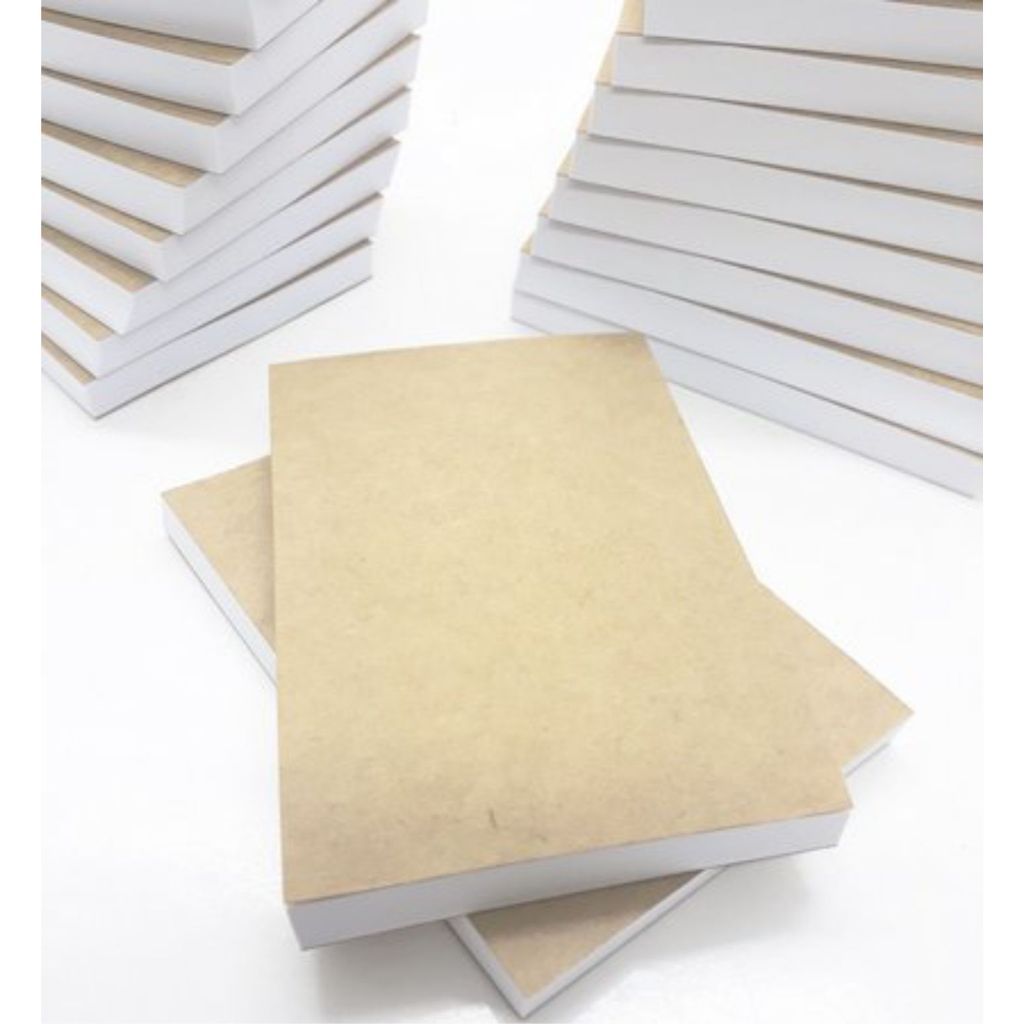 10 Blocos / Bloquinhos de rascunho em branco Sem Pauta,  Medida 15x21 cm - (50 folhas por bloco) ----------------------