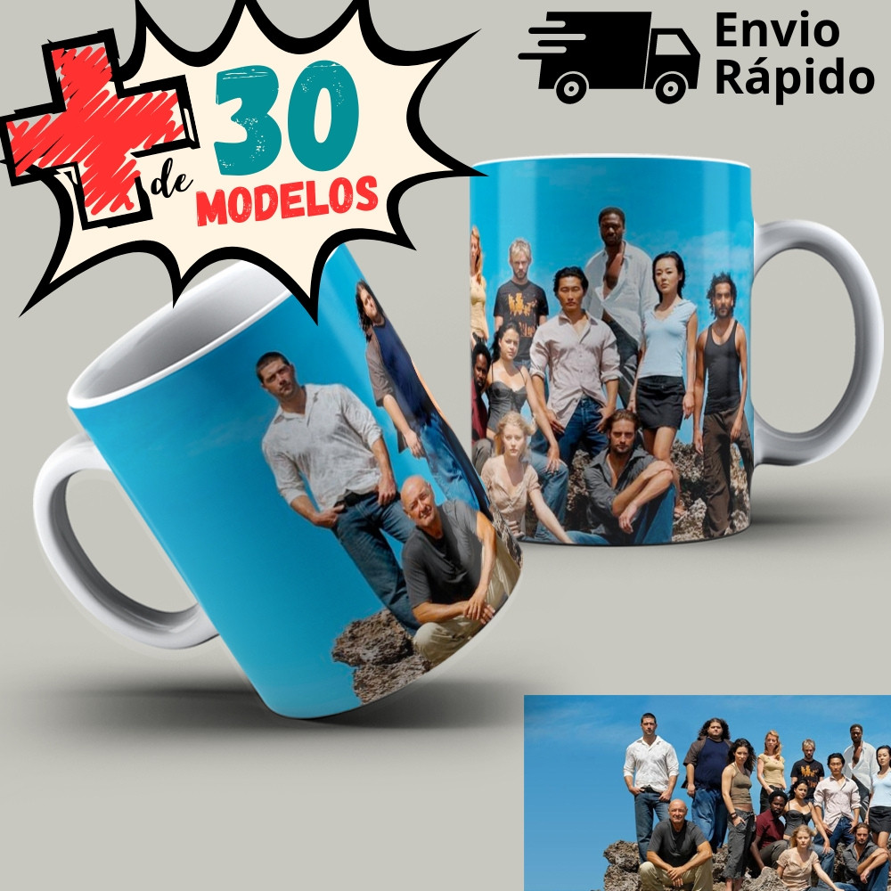 Caneca Lost Série Lost Seriado