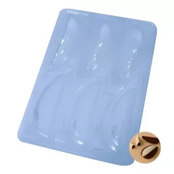Forma de Acetato Especial Semiprofissional - Ovo Fatias - Ref.3716 - 1 unidade - BWB - Rizzo