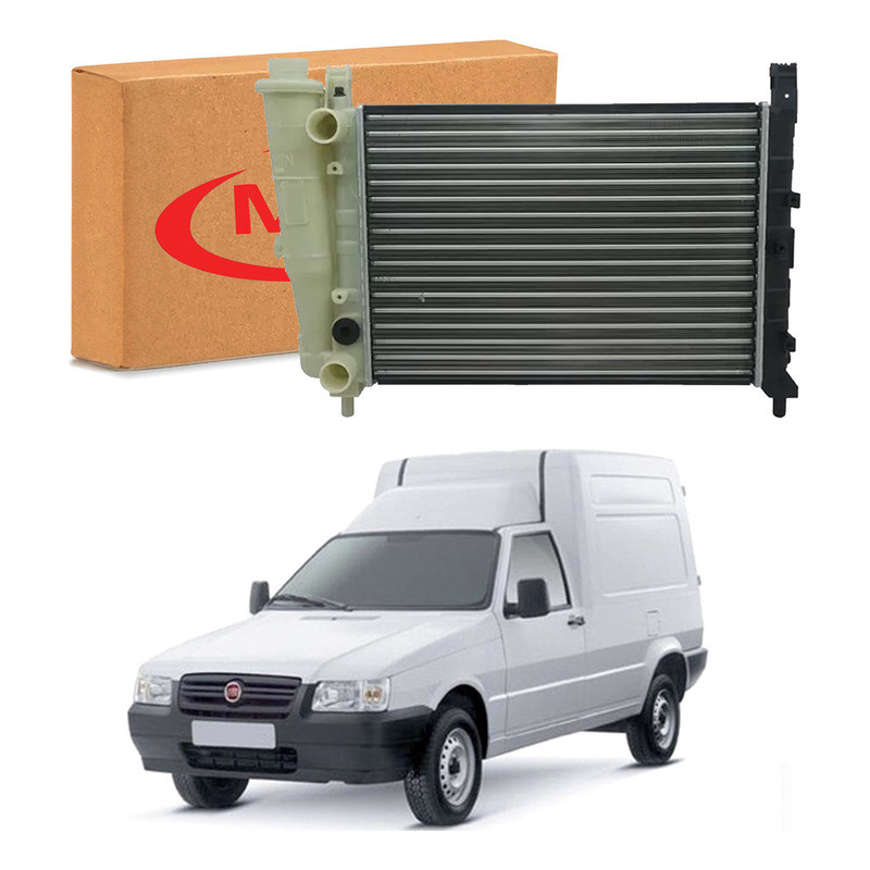 Radiador Agua Mtf Fiorino 1.3 8v Fire Sem Ar 2003 A 2013