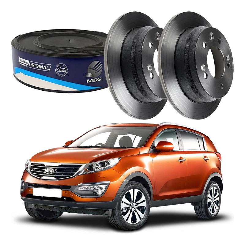 Disco Freio Traseiro Solido Sportage 2.0 2011 A 2016