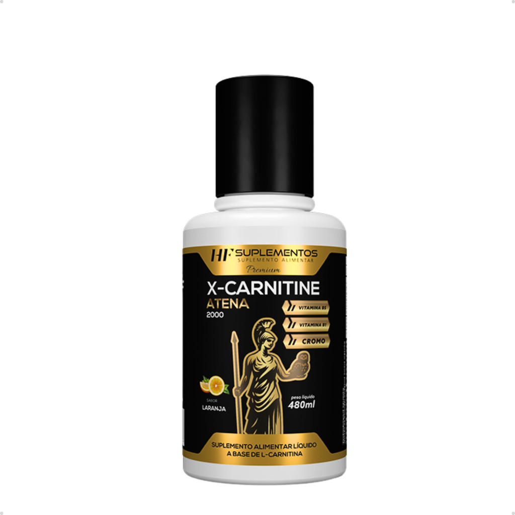 X-CARNITINE ATENA 2300 CROMO 480ML LARANJA HF SUPLEMENTS