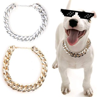 1 kit Corrente De Ouro Para Cachorro Pequeno Que Não Desbota , Acessório Gato E , Moda Buldogue Francês , Animais De Est em Oferta na Shopee