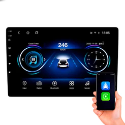 Central Multimídia KRC5010 9 Polegadas Android 13 Octacore CarPlay Espelhamento