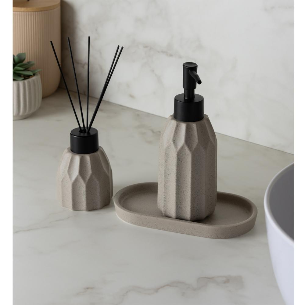 3 Peças para Banheiro Wolff Aromatta Cinza Cerâmica em Oferta na Shopee