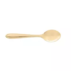 6 Colheres de Mesa Lyor Gastro Dourado de Aço Inox 19cm