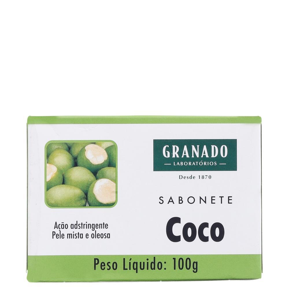Granado Coco - Sabonete em Barra Facial 100g em Oferta na Shopee