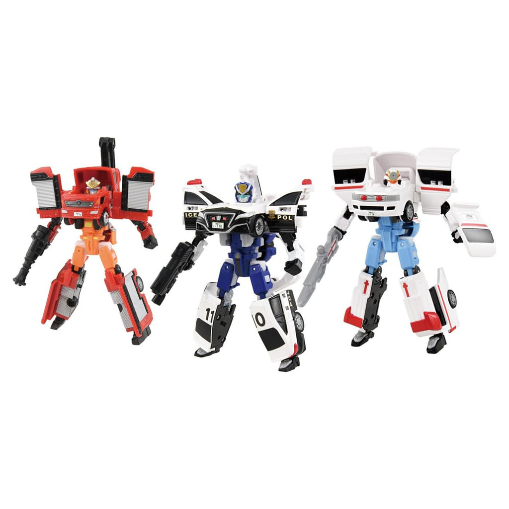 Takara Tomy Tomica Job Labor Polícia, Bombeiros e Emergências Start Dash DX Set Brinquedo de carro miniatura a partir d