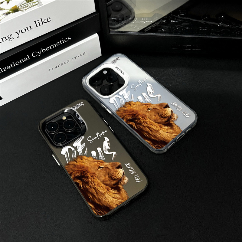 Capinha personalizado para Samsung S24 Ultra S25 Ultra A15 A16 A14 A13 A17 A07 A05 A55 A35 capinha Jesus e o Leão 288