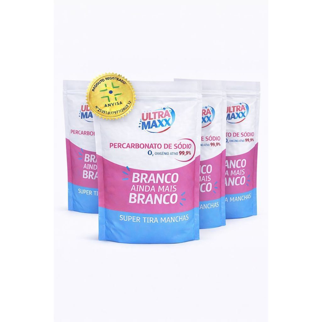 Percarbonato de Sódio 99% Tira Manchas KIT 4 KG em Oferta na Shopee