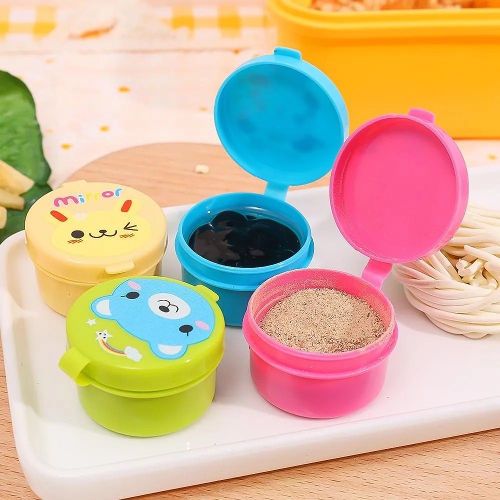 Kit 4 Mini Potes para Molhos e Temperos Lancheira Infantil 10ml em Oferta na Shopee