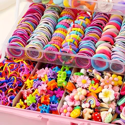 Conjunto De Cabelo Colorida De 941/908/881/850/577/231 Peças Para Meninas | Acessórios De Arco De Unicórnio E Estrela