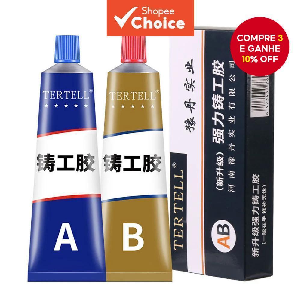 Adesivo De Reparo Industrial – Pasta De Metal AB Resistente Ao Calor Para Forte Ligação E Soldagem A Frio