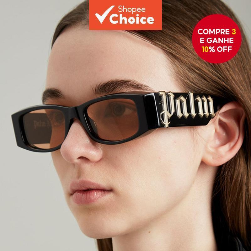 Óculos De Sol Da Moda Angels De Alta Qualidade Para Homens | Moldura Preta , Design De Palma De Carta Hip-Hop Eleva Seu 