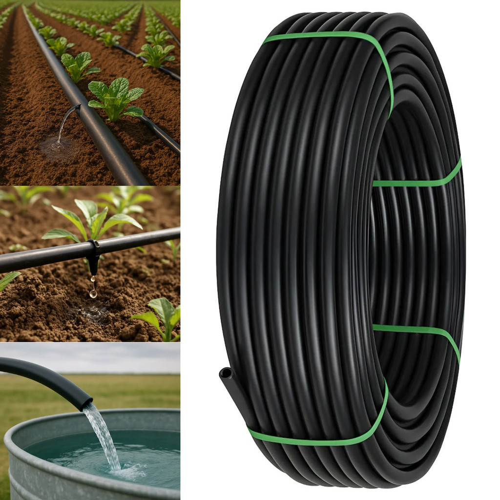 TUBO MANGUEIRA 3/4" PRA IRRIGAÇÃO 100 METROS PAREDE 1.4MM REFORÇADA