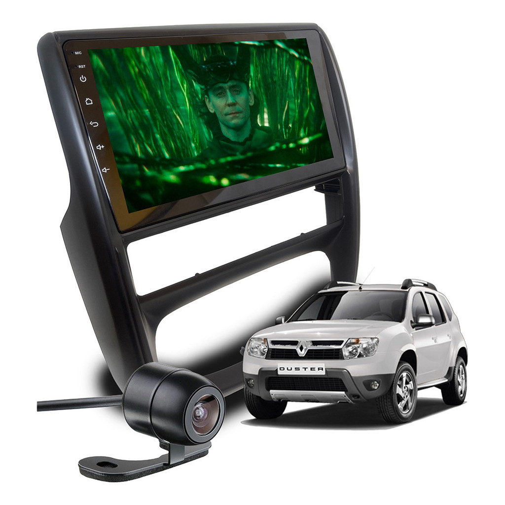 Kit Multimidia Duster 2012-2014 Mp10 9 Polegadas + Câmera Ré