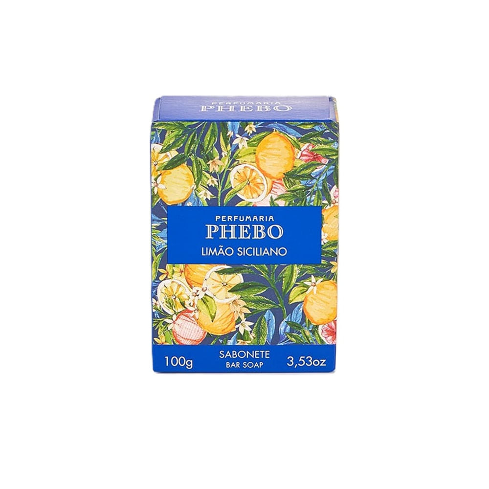Sabonete Em Barra Phebo Limão Siciliano 100g em Oferta na Shopee