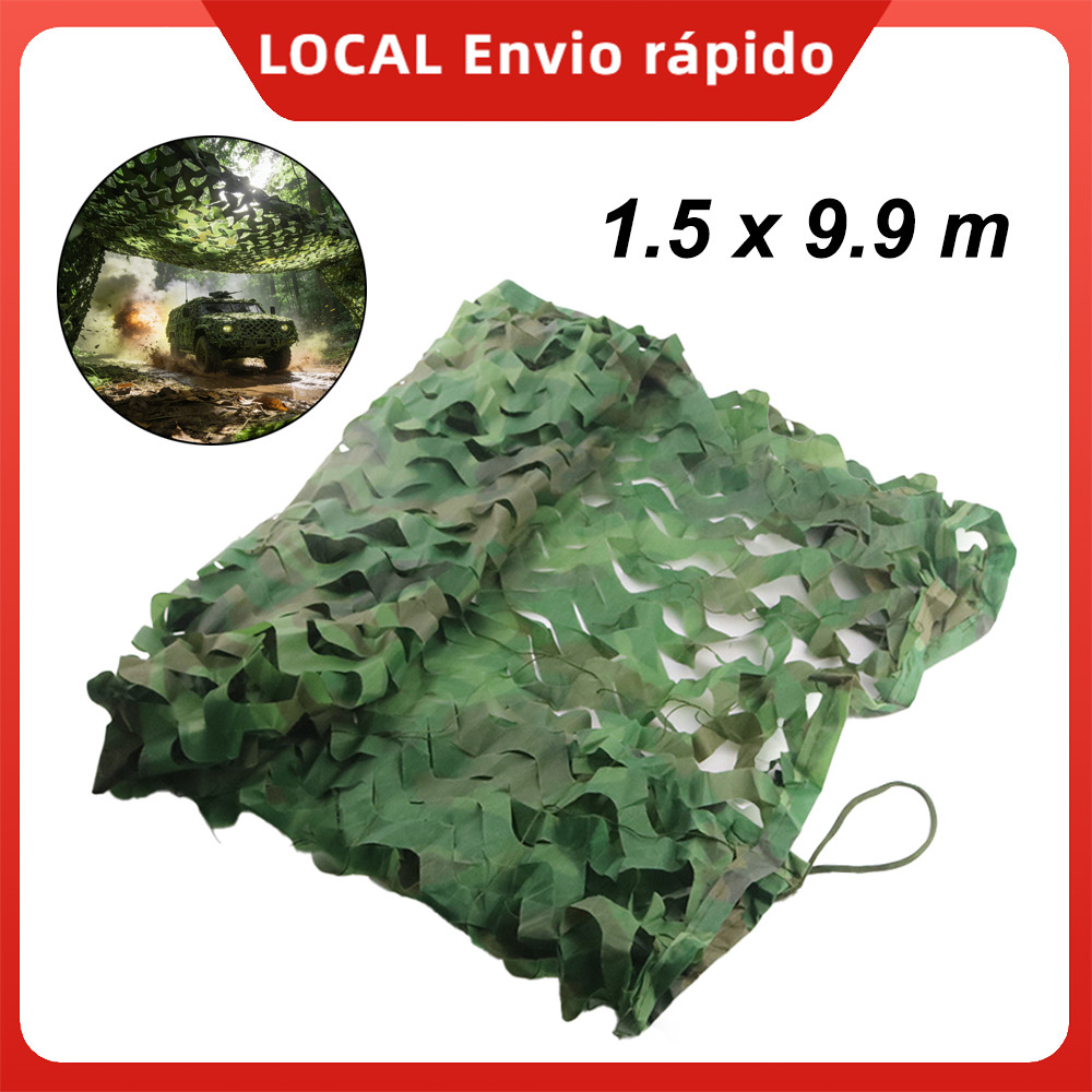 Selva 1,5 x 9,9 m Rede de camuflagem,para decoração de caça,pátio guarda-sol,acampamento,fazenda,abrigo carro ocultação