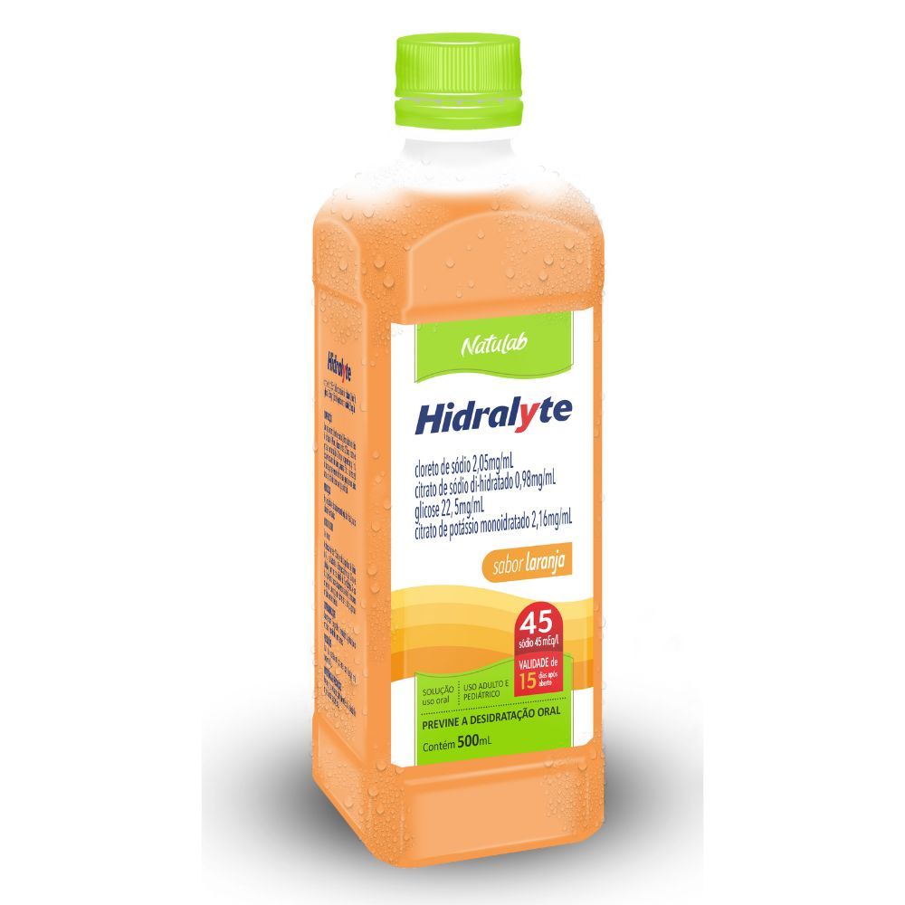Hidralyte 45 Sabor Laranja 500ml