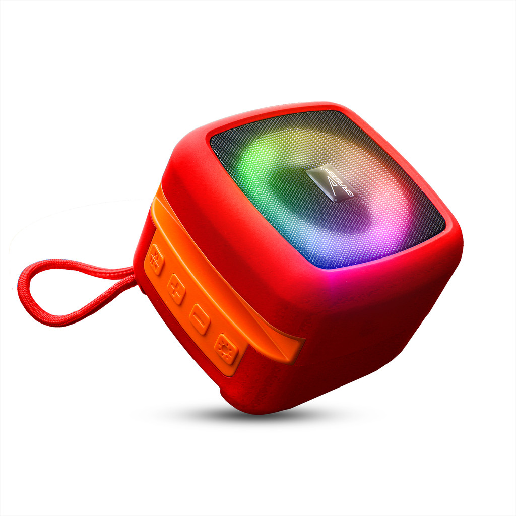 Caixa de Som Hi Fi Bluetooth 5.3 8W com Rádio FM Entrada USB Cartão microSD e Design Compacto
