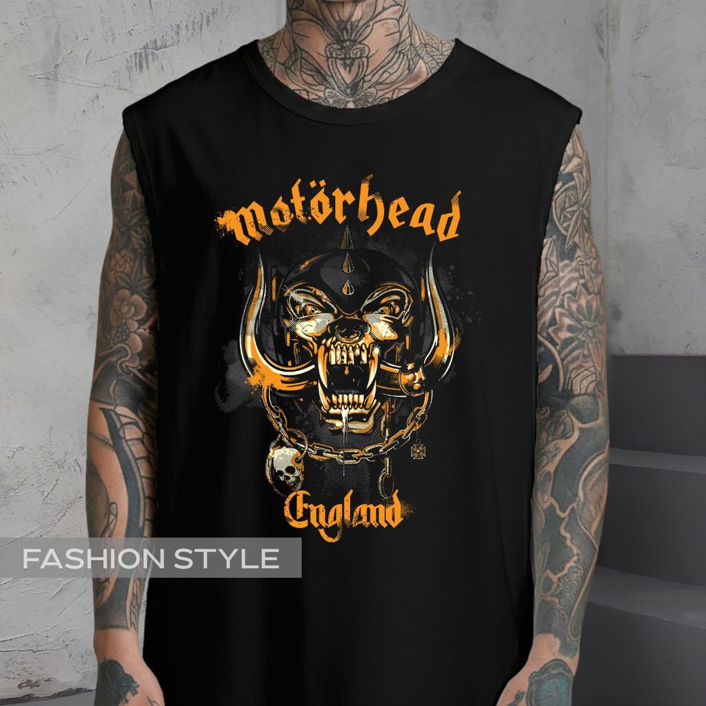 Regata Oversized Motorhead England Heavy Metal Rock Band Estampa Caveira Snaggletooth Lemmy Academia Premium