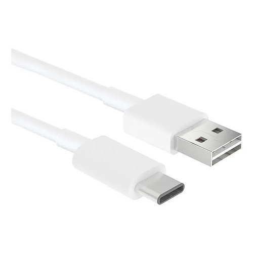 Cabo Usb Tipo C 1m Carga Rápida Branco Usb-a 3a Turbo Fast Branco