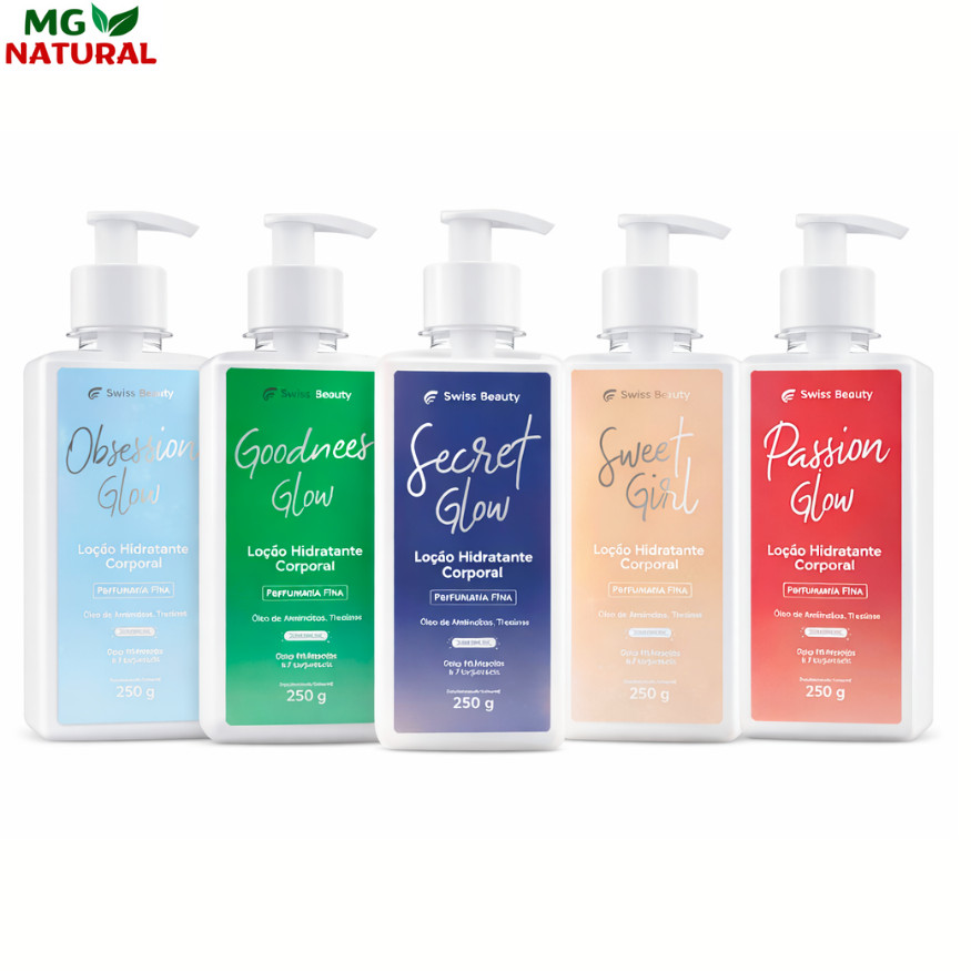 Loção Hidratante Corporal Swiss Beauty Perfumaria Fina 250G | Escolha Sua Fragância