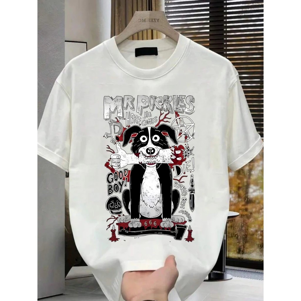 Camiseta Masculina Streetwear Cão do Mal Estampada Lançamento Camiseta 100% Algodão Camisetão - Excelencia