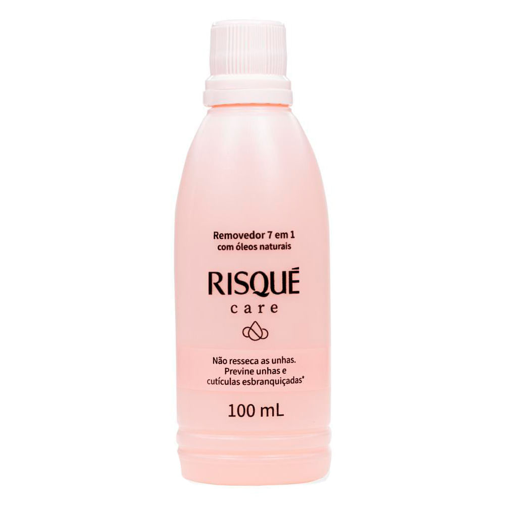 Removedor de Esmaltes Risqué Care 100ml em Oferta na Shopee