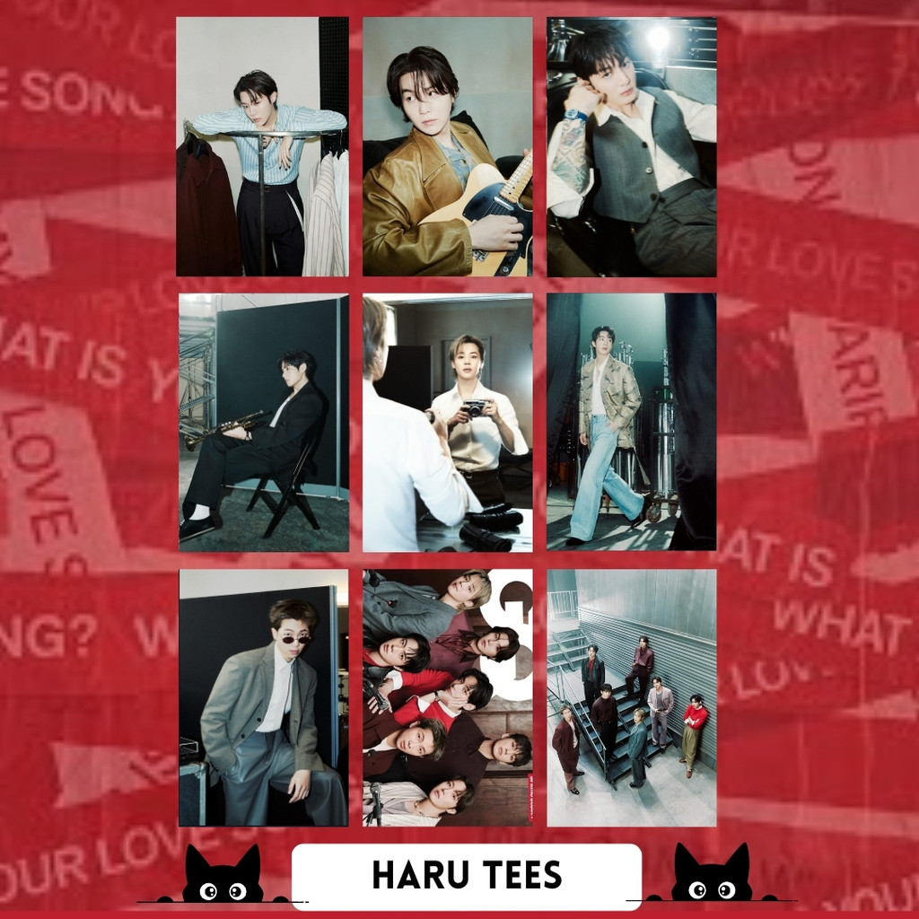 Photocard Fanmade BTS 2026 BTS IS BACK Jungkook Jimin Tae Hope Rm Yoongi Jin