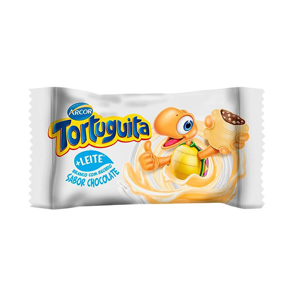 Chocolate Arcor Tortuguita Branco 15,5g em Oferta na Shopee
