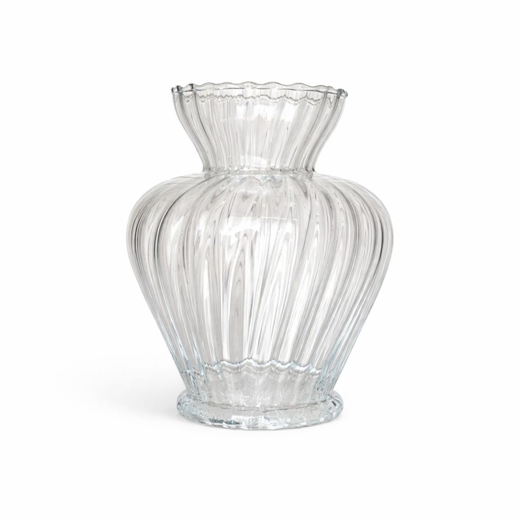 Vaso Decorativo Para Flores E Plantas De Vidro Transparente