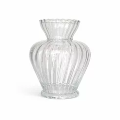 Vaso Decorativo Para Flores E Plantas De Vidro Transparente