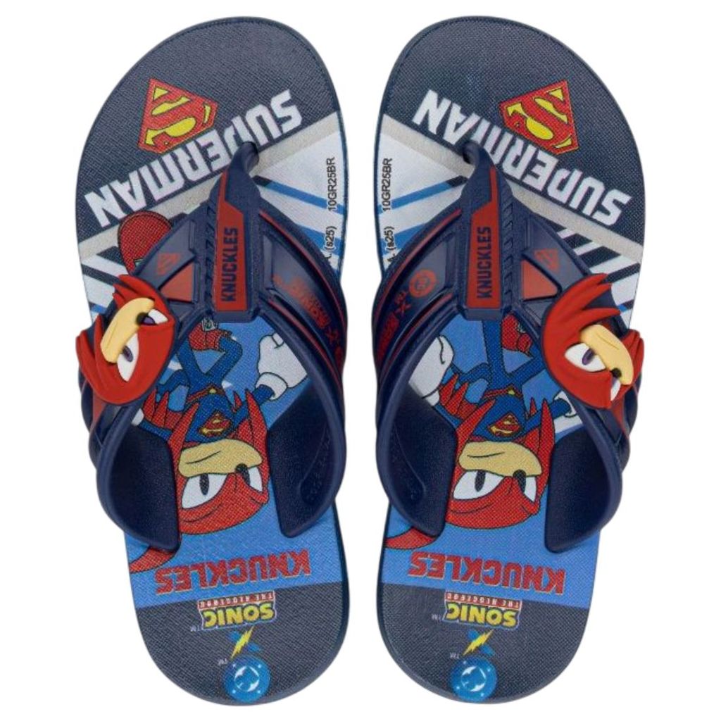 Chinelo de Dedo Infantil Menino Conforto Sonic Grendene Kids