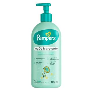Loção Hidratante Pampers 400ml Bebê Hipoalergênica Natural