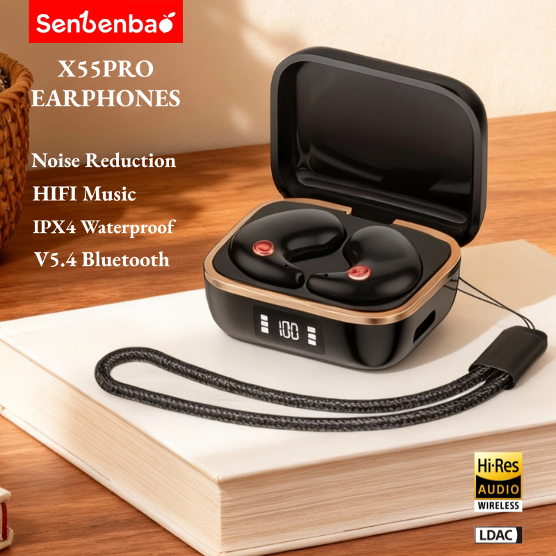 Senbenbao X55pro Fones de Ouvido Mini Sono Invisível Bluetooth Fone Alta Fidelidade Som Estéreo À Prova Dwaterproof Água — R$ 19,70 em Shopee