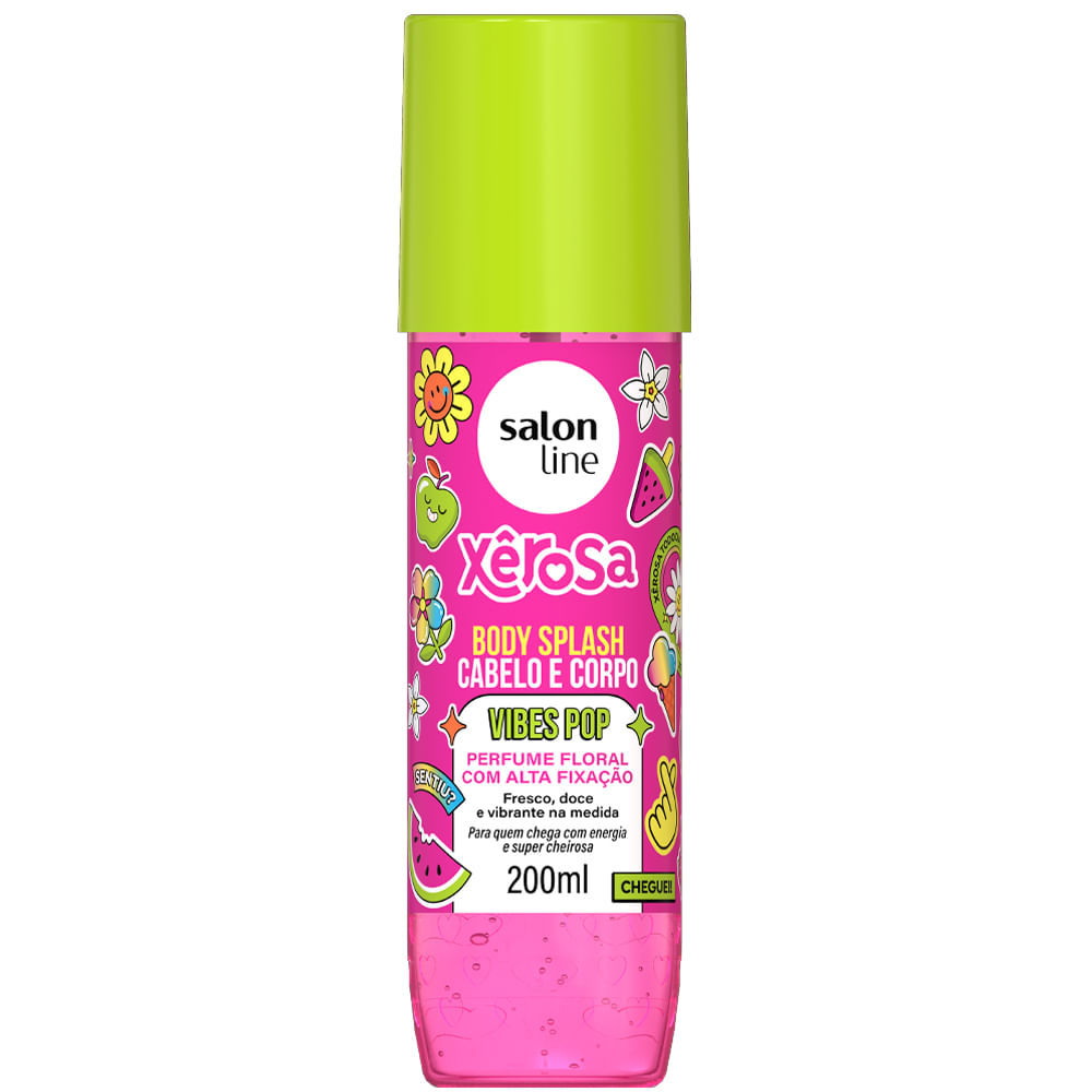 Body Splash Cabelo e Corpo Salon Line Xêrosa Vibes Pop 200ml em Oferta na Shopee