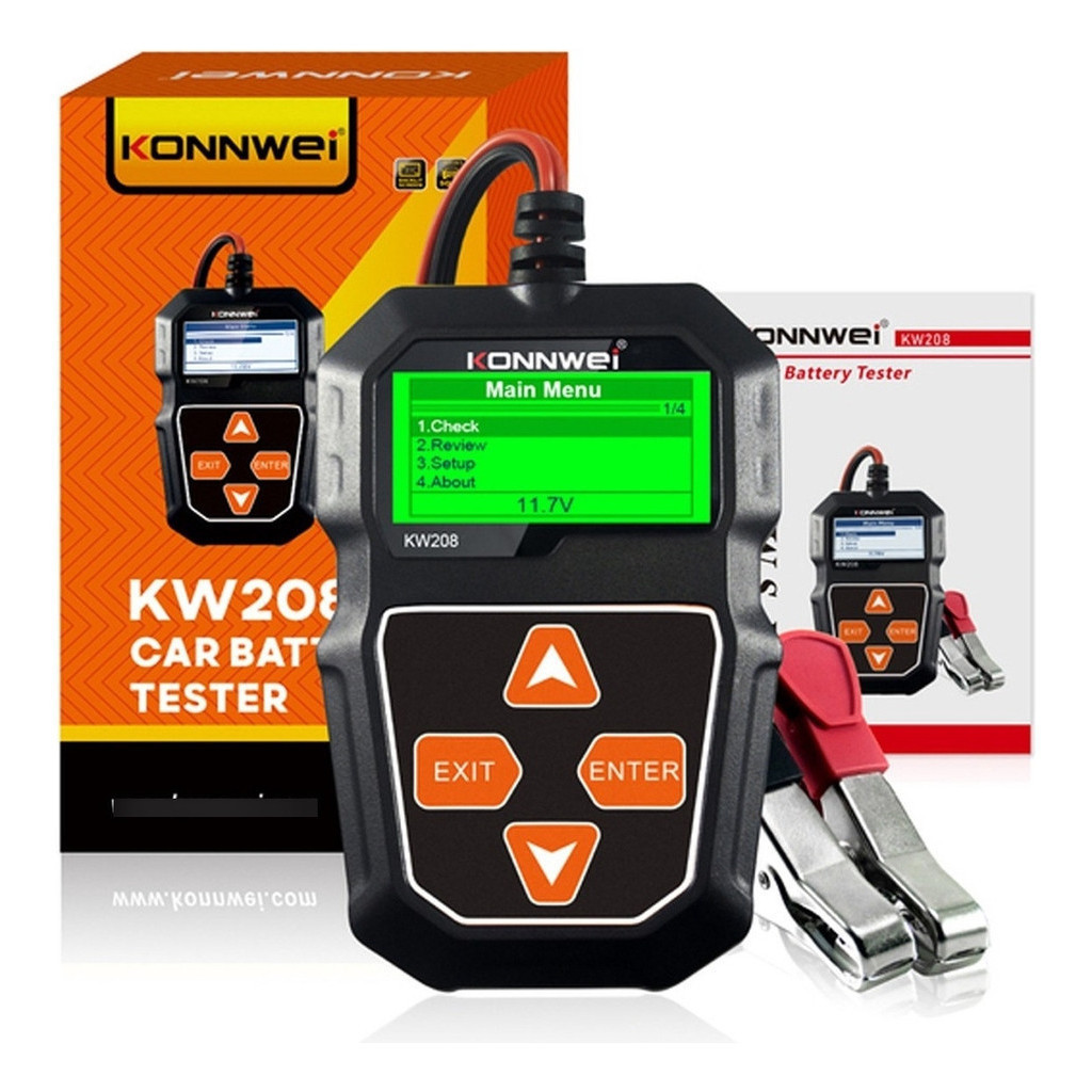 Testador De Bateria KONNWEI Universal Testador De Resistência De Bateria De Carro 12v
