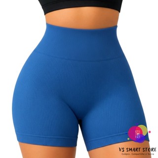 Kit 03 Shorts Fitness CANELADO Academia Zero Transparencia Feminino em Oferta na Shopee