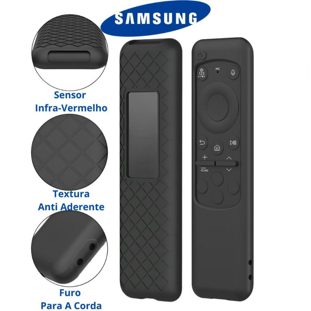 Capa P/ Controle Remoto Silicone Smart Tv Samsung Bn59-01432
