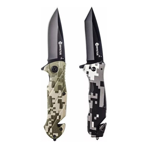 Kit - 2 Canivetes Invicuts Squad + Phanton - Invictus Cor Camuflado