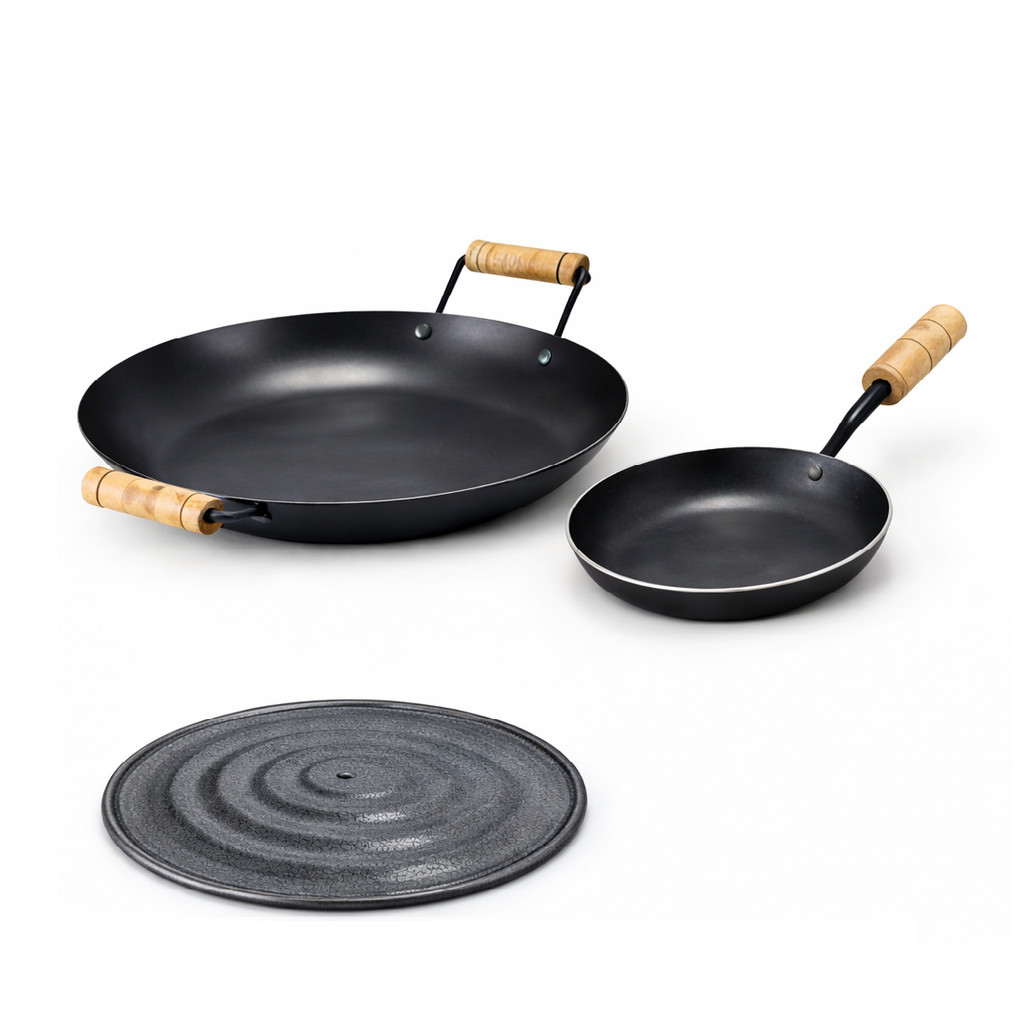 Disco de Arado 40cm com Tampa Alumínio + Brinde Disco 18cm Cabo Madeira em Oferta na Shopee