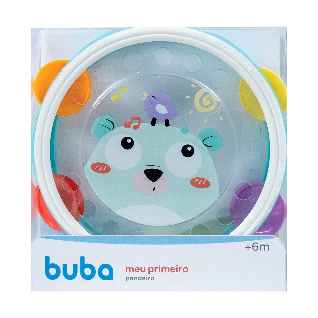 Brinquedo Infantil Musical Buba Meu Primeiro Pandeiro em Oferta na Shopee