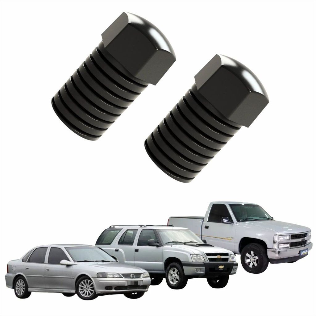 Kit Coxim Batente Capô Gm S10 Silverado Vectra Blazer 2 Peças