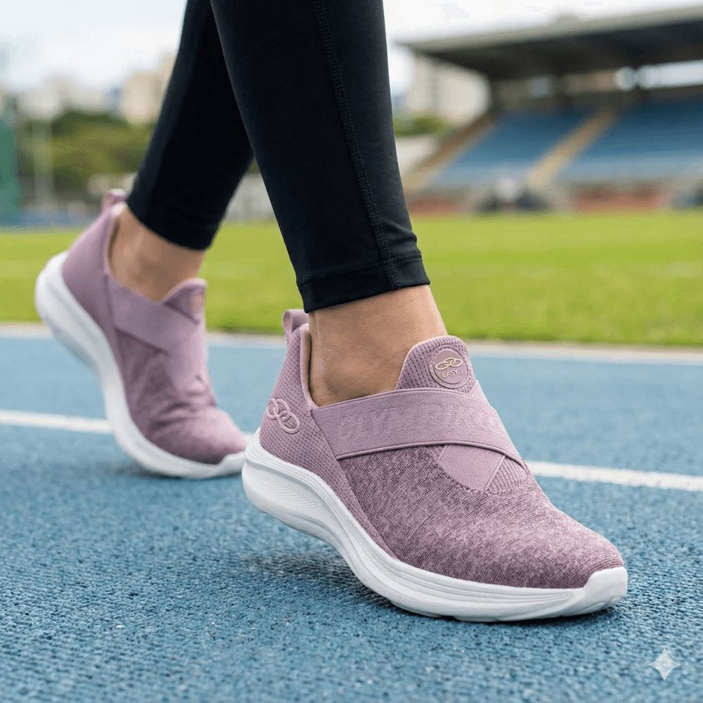 Tênis Feminino Olympikus Easy 3 Calce Fácil Roxo em Oferta na Shopee