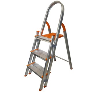 Escada de alumínio com 3 degraus duplos residencial EMD003 - Agata em Oferta na Shopee