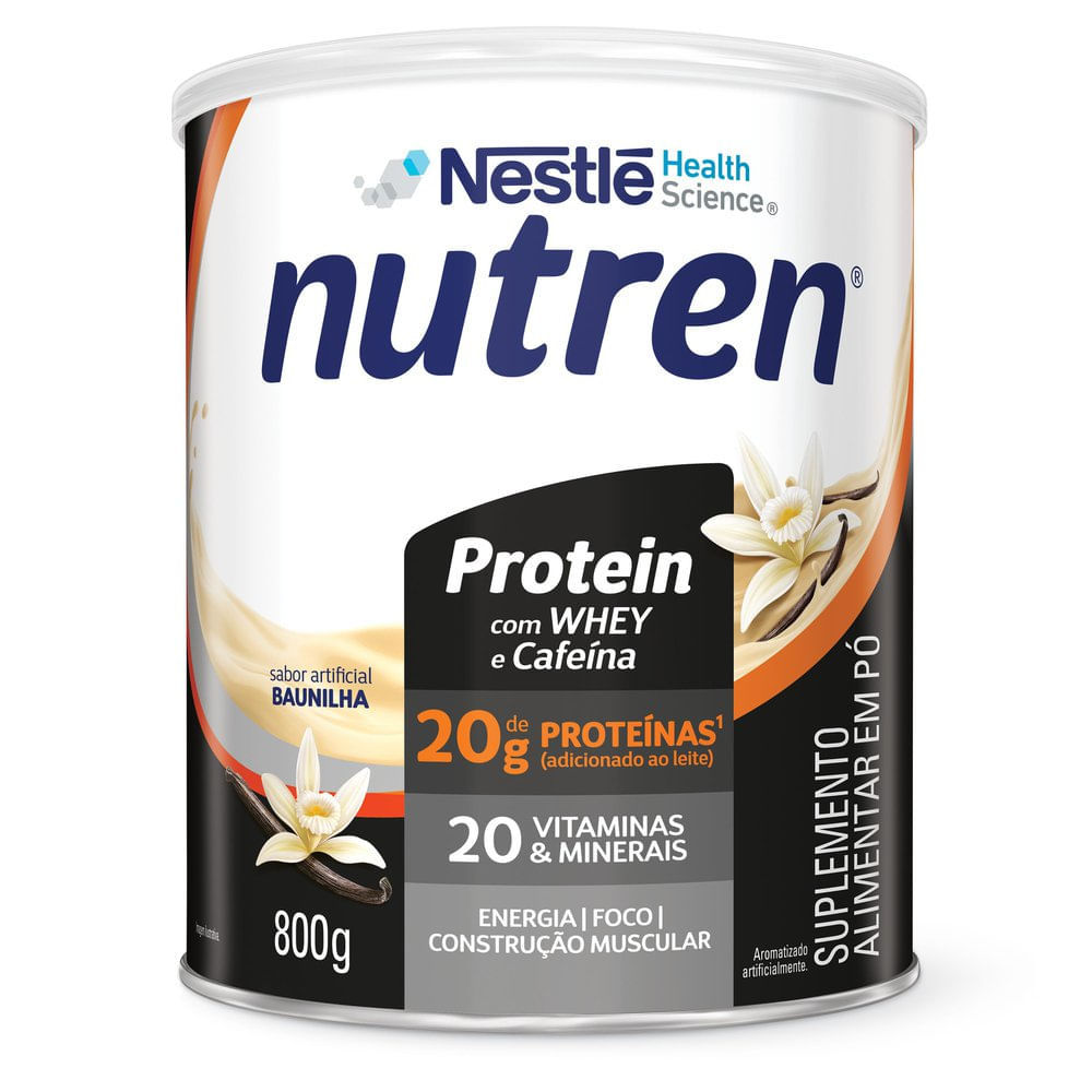Suplemento Alimentar Nutren Protein Baunilha 800g em Oferta na Shopee