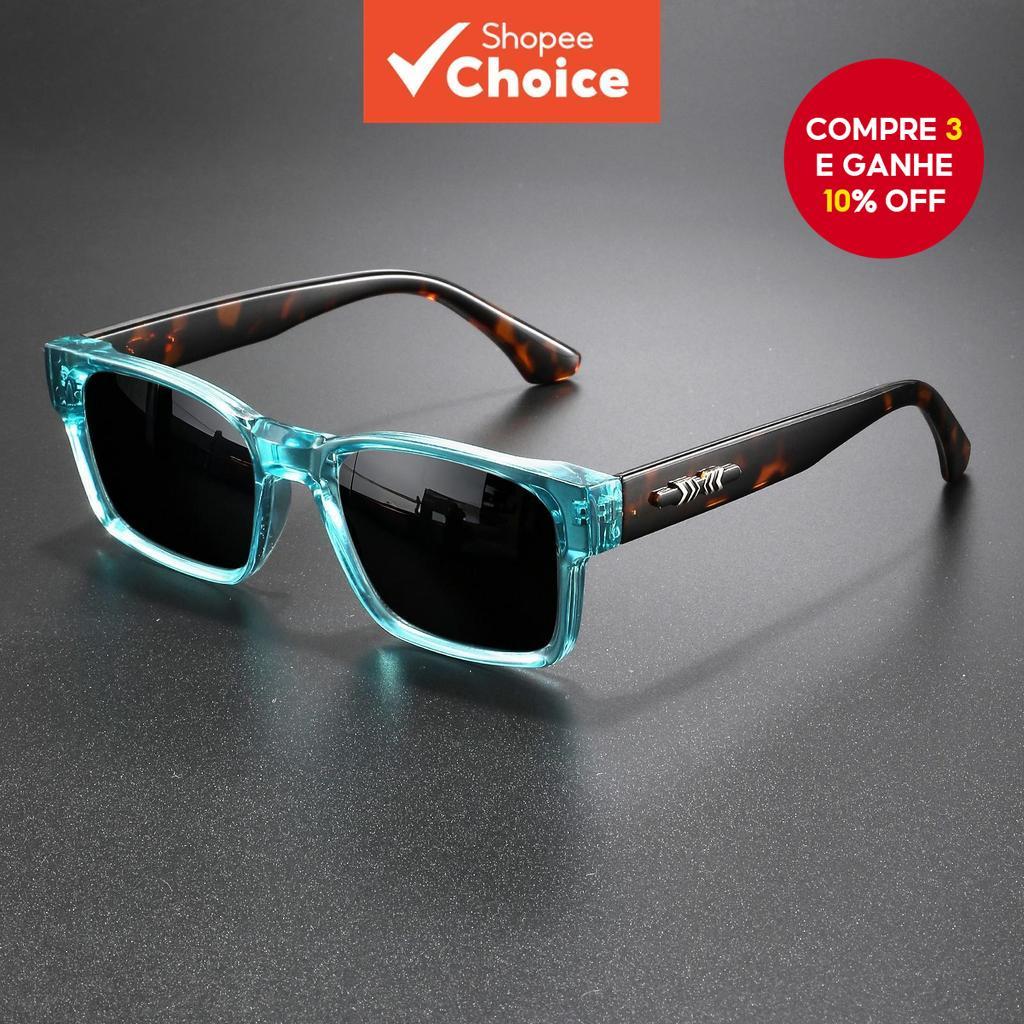 Óculos De Sol De Armação Pequena Retrô Com Dois Tons De Metal Proteção UV400 Unissex Para Viagens Diárias